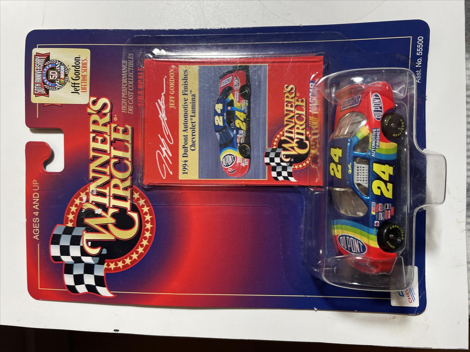 1998 Jeff Gordon NASCAR Diecast 24 DuPont 1:64 Winners Circle LTS 1994 Lumina 1