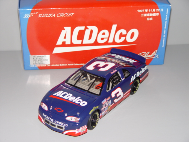 1997 Dale Earnhardt Sr NASCAR Diecast 3 ACDelco AC Delco Suzuka Circuit CWC 1:24 Action ARC 1