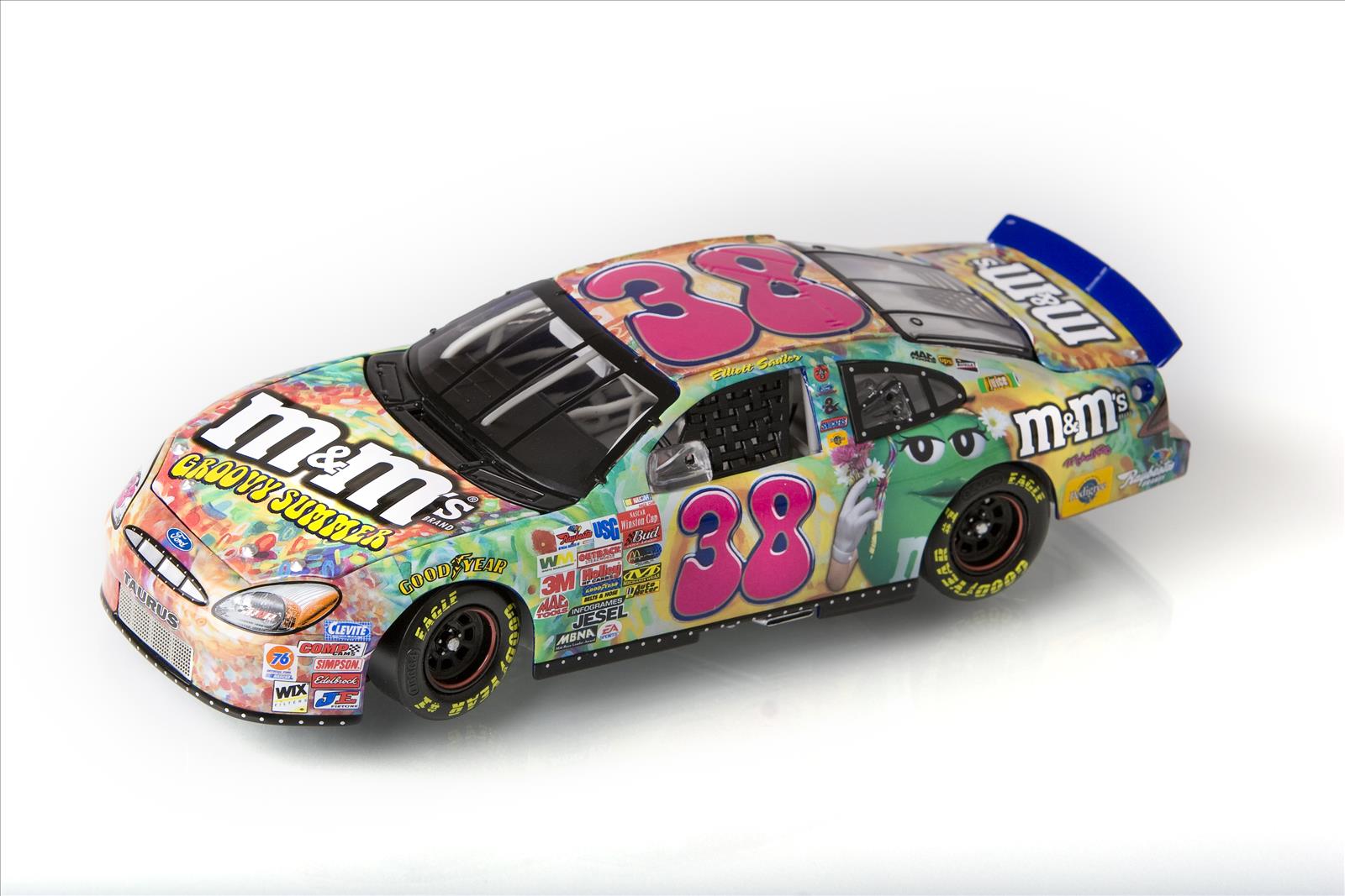2003 Elliott Sadler NASCAR Diecast 38 Groovy Summer CWC 1:24 Action ARC 1