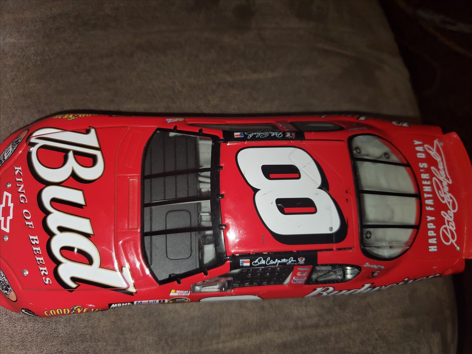 2004 Dale Earnhardt Jr NASCAR Diecast 8 Bud Budweiser Fathers Day CWC 1:24 Action RCCA Club Car 1