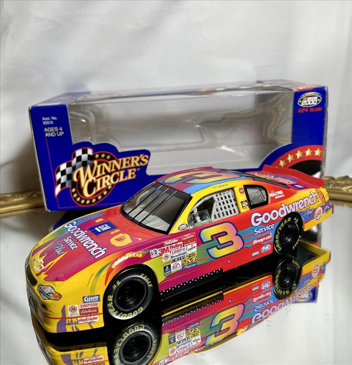 2000 Dale Earnhardt Sr NASCAR Diecast 3 Peter Max CWC 1:24 WC Winners Circle 1