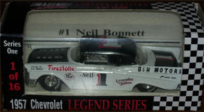 1 Neil Bonnett BnH Motors 1957 Chevy   Legend Series