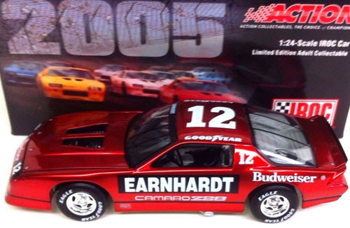 12 Dale Earnhardt Sr Diecast 1987 Bud Budweiser IROC Camaro Z28 Red 2005 CWC 1:24 Action ARC Liquid Color 1
