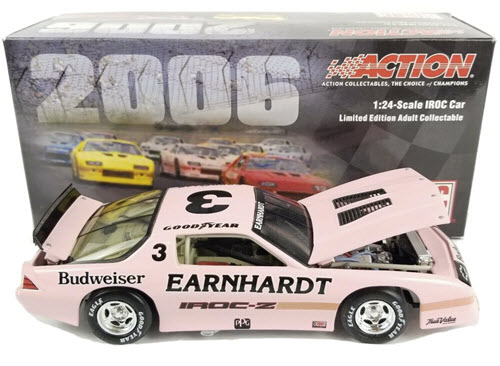 1989 Dale Earnhardt Sr NASCAR Diecast 3 Bud Budweiser IROC Camaro Pink CWC 1:24 Action ARC 1