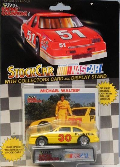 1991 Michael Waltrip NASCAR Diecast 30 Pennzoil CWC 1:64 Racing Champions No STP 1