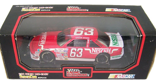 1992 Chuck Bown NASCAR Diecast 60 Nescafe Nestea CWC 1:24 Racing Champions 1