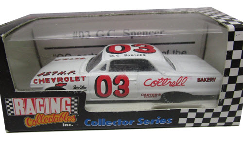 1992 G C Spencer NASCAR Diecast 03 Cottrell Bakery CWC 1:64 Racing Champions Collector Series 1