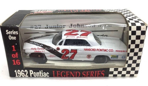 1992 Junior Johnson NASCAR Diecast 27 Hansford Pontiac 1962 CWC 1:64 Action RCCA Legend Series 1