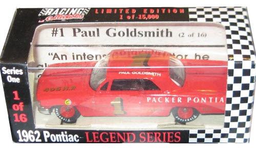 1992 Paul Goldsmith NASCAR Diecast 1 Packer Pontiac CWC 1:64 Action RCCA Legend Series 1