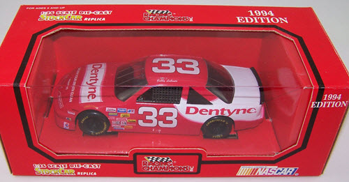 1994 Bobby Labonte NASCAR Diecast 33 Dentyne CWC 1:24 RC Racing Champions 1994 Edition 1