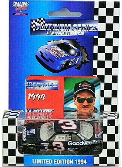 1994 Dale Earnhardt Sr NASCAR Diecast 3 GMGW GM Goodwrench CWC 1:64 Action ARC Platinum Series 1