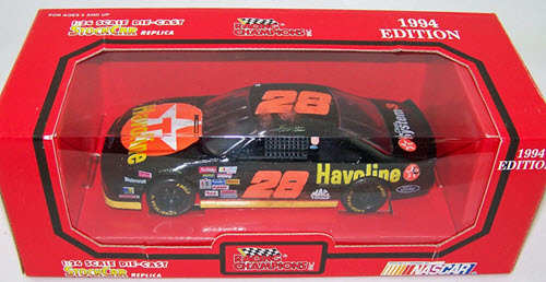 1994 Ernie Irvan NASCAR Diecast 28 Havoline CWC 1:24 Racing Champions 1994 Edition 1