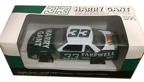 1994 Harry Gant NASCAR Diecast 33 Farwell Tour CWC 1:24 Revell 1