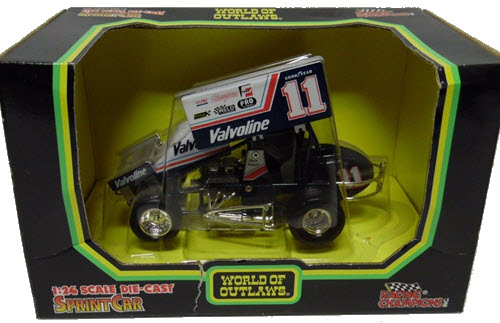 1994 Steve Kinser WoO World Outlaws Dirt Diecast 11 Valvoline Sprint Midget Car 1:24 Racing Champions 1
