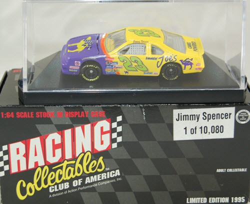 1995 Jimmy Spencer NASCAR Diecast 23 Smokin Joes Camel CWC 1:64 Action RCCA 1