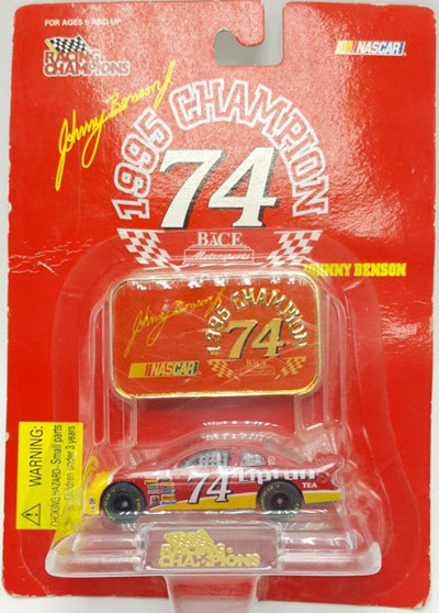 1995 Johnny Benson NASCAR Diecast 74 Lipton Tea Busch Champ Champion CWC 1:64 Racing Champions Premier 1
