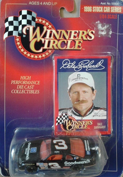 1996 Dale Earnhardt Sr NASCAR Diecast 3 GMGW GM Goodwrench CWC 1:64 Winners Circle 1996 Stock Car Series 1