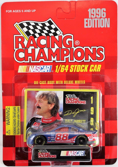 1996 Dale Jarrett NASCAR Diecast 88 QC Quality Care CWC 1:64 Racing Champions 1996 Edition 1