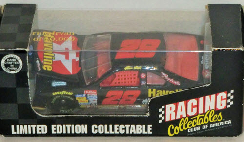 1996 Ernie Irvan NASCAR Diecast 28 Texaco Havoline CWC 1:64 Action RCCA Club Car 1