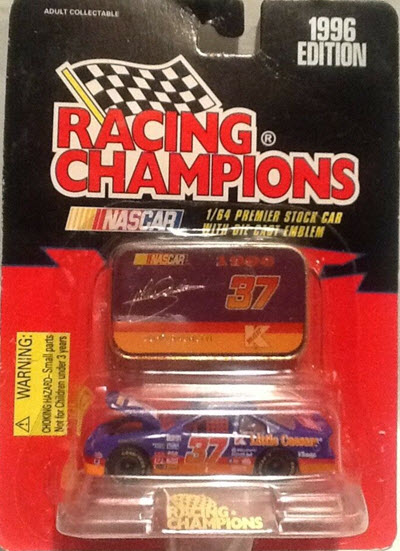 1996 John Andretti NASCAR Diecast 37 K Mart Little Caesars CWC 1:64 Racing Champions 1996 Edition Premier 1
