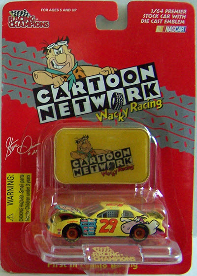 1996 Steve Grissom NASCAR Diecast 29 Cartoon Network Flintstones CWC 1:64 Racing Champions Premier Fred 1