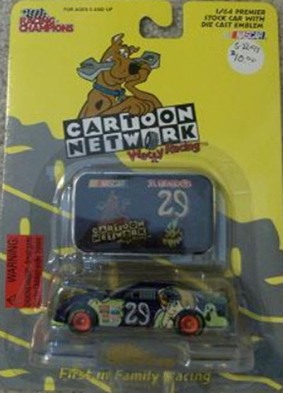 1996 Steve Grissom NASCAR Diecast 29 Scooby Doo Cartoon Network CWC 1:64 Racing Champions Premier Scooby Doo 1