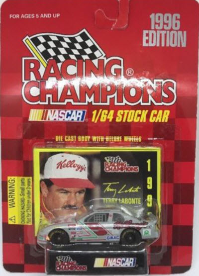 1996 Terry Labonte NASCAR Diecast 5 Kelloggs Iron Man CWC 1:64 Racing Champions 1996 Edition 1