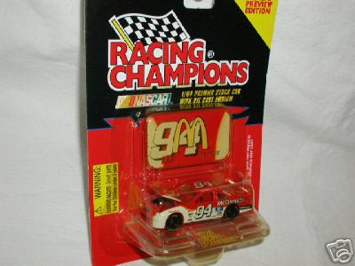 1997 Bill Elliott NASCAR Diecast 94 McDonalds CWC 1:64 Racing Champions Premier Prevew 1