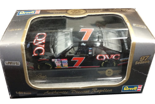 1997 Geoffrey Bodine NASCAR Diecast 7 QVC CWC 1:64 Revell 1997 Season 1