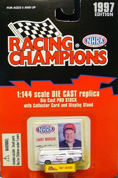 1997 Larry Morgan NHRA Diecast Raybestos Pontiac Pro Stock 1:144 Racing Champions 1997 Edition 1