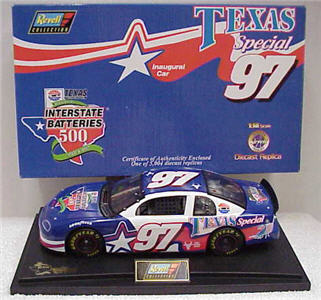 1997 NASCAR Diecast Texas Inaugural Race CWC 1:18 Revell Collection 1