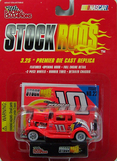 1997 Ricky Rudd NASCAR Diecast 10 Tide CWC 1:64 Racing Champions Stock Rods 1932 Ford Coupe 1