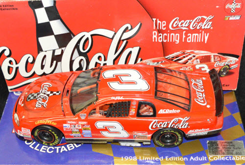 1998 Dale Earnhardt Sr NASCAR Diecast 3 Coke Coca Cola CWC 1:24 Action ARC QVC Release 1
