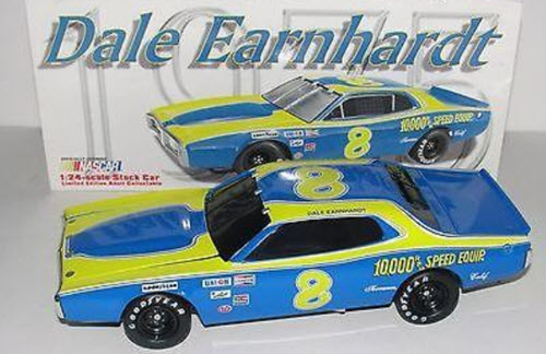 1998 Dale Earnhardt Sr NASCAR Diecast 8 RPM Dodge Charger 1975 BWB 1:24 Action ARC Black Window Bank 1