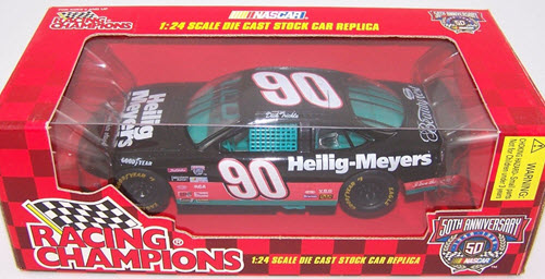 1998 Dick Trickle NASCAR Diecast 90 Heilig Meyers CWC 1:24 Racing Champions 1