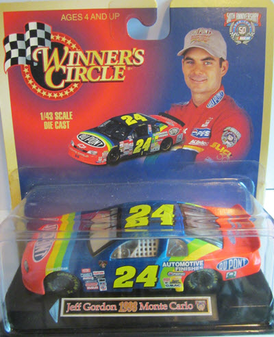 1998 Jeff Gordon NASCAR Diecast 24 DuPont CWC 1:43 Winners Circle 1