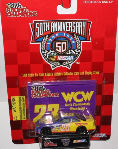 1998 Lance Hooper NASCAR Diecast 23 WCW Wrestling CWC 1:64 Racing Champions 1