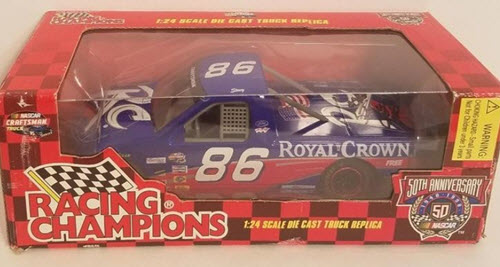 1998 Stacy Compton NASCAR Diecast 86 RC Royal Crown Truck Supertruck 1:24 Racing Champions 1