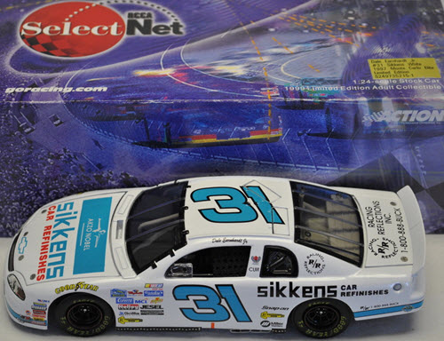 1999 Dale Earnhardt Jr NASCAR Diecast 31 Sikkens White 1997 CWC 1:24 Action RCCA SelectNet Select Net 1