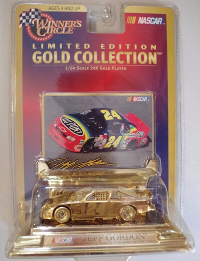 1999 Jeff Gordon NASCAR Diecast 24 DuPont CWC 1:64 Winners Circle Gold Collection 1
