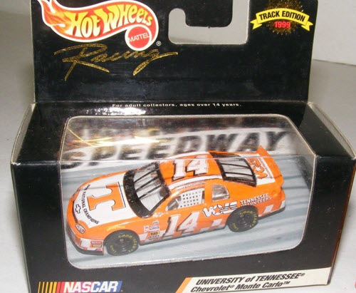 1999 Sterling Marlin NASCAR Diecast 14 Tennessee Vols 1998 Champions CWC 1:64 Hot Wheels Track Edition 1