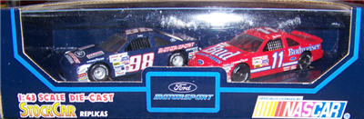2 CWC Set   1992 RC 1:43   Bill Elliott and Jody
