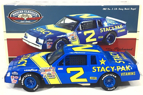 2 Tim Richmond Diecast 1982 Stacy Pak 2012 CWC 1:24 Action ARC 1