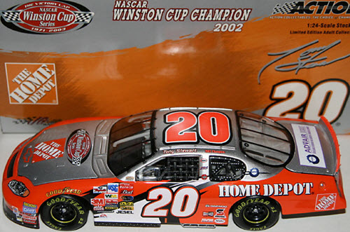 20 Tony Stewart Diecast 2003 NASCAR Winston Cup Victory Lap CWC 1:24 Action ARC 1