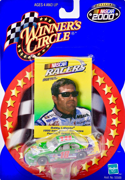 2000 Bobby Labonte NASCAR Diecast 18 NASCAR Racers 1999 CWC 1:64 Winners Circle 1