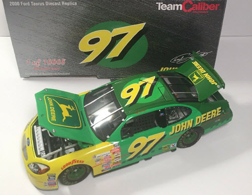 2000 Chad Little NASCAR Diecast 97 John Deere CWC 1:24 Team Caliber Preferred 1b