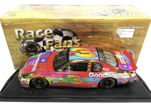 2000 Dale Earnhardt Sr NASCAR Diecast 3 GMGW GM Goodwrench Peter Max CWC 1:24 QVC RFO Race Fans Only Gold 1