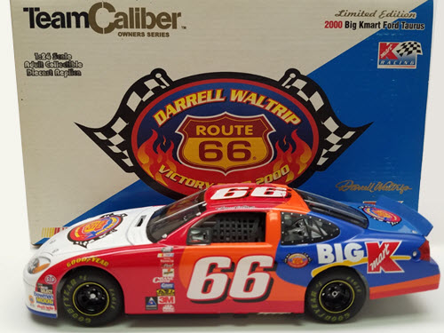 2000 Darrell Waltrip NASCAR Diecast 66 Route 66 Big K CWC 1:24 Team Caliber Owners 1