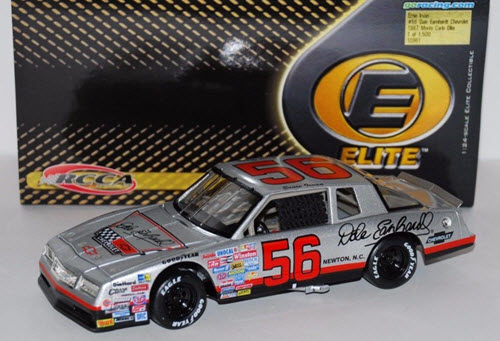 2000 Ernie Irvan NASCAR Diecast 56 Dale Earnhardt Chevrolet Silver 1987 CWC 1:24 Action RCCA Elite 1