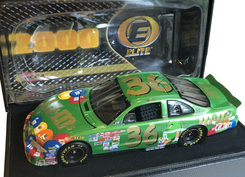 2000 Ken Schrader NASCAR Diecast 36 M&Ms Green CWC 1:24 Action RCCA Elite 2